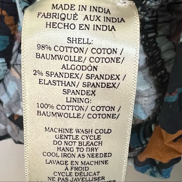 Anthropologie Porridge Red Motif Multi Tiered Boho Poplin Blouse - Picture 10 of 10